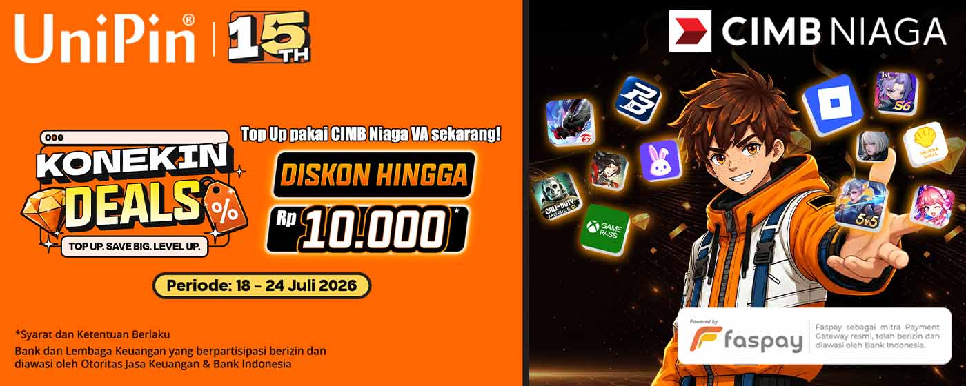 Konekin Deals bareng CIMB Niaga Dapatkan Diskon 10.000!*